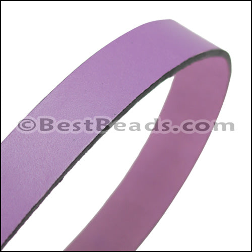 20mm STRIP flat leather LILAC - approx. 3 feet