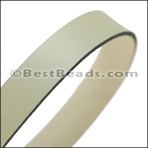 30mm STRIP flat leather CEMENT - approx. 3 feet