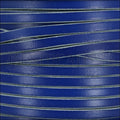 5mm flat leather ROYAL BLUE with GREY - meter