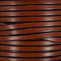 5mm flat leather TAN - meter