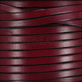 5mm flat leather PLUM - meter