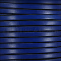 5mm flat leather ELECTRIC BLUE - meter