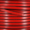 5mm flat leather RED - meter