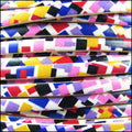 5mm flat ITALIAN PRINTED leather MOSAIC - meter