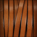 8mm flat leather TAN - meter