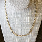 oval link chain NITE BLACK