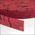 10mm flat CORK RED - meter