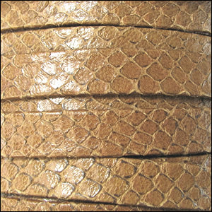 10mm flat EGYPTIAN STYLE leather CAMEL - meter