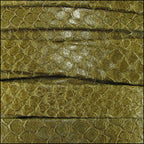 10mm flat EGYPTIAN STYLE leather KHAKI - meter
