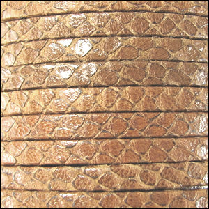 5mm flat EGYPTIAN STYLE leather CAMEL - meter