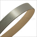 20mm STRIP flat leather CANDY SHIMMER CHAMPAGNE - approx. 3 feet