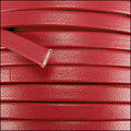 5mm flat PREMIER leather RED - meter