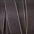 20mm flat TEXTURED leather DARK BROWN - meter