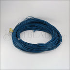 1.5mm round Greek leather OCEAN - 50m COIL