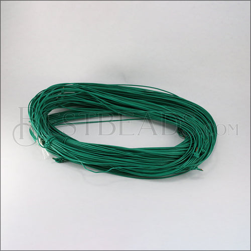 1.5mm round Greek leather EMERALD - 50m COIL
