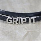 Grip It sliders on leather