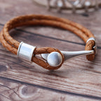 4mm Round Mediterranean BRAIDED Leather TAN - METER