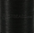 2mm round Indian leather - BLACK - 100m spool