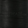 1.5mm round Indian leather - BLACK NATURAL - 100m spool