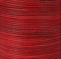 1.5mm round Indian leather - RED NATURAL - 100m spool