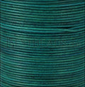 2mm round Indian leather - TURQUOISE NATURAL - 100m spool