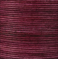 2mm round Indian leather - FROZEN PLUM - 100m spool