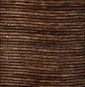 1.5mm round Indian leather - CHALKY BROWN - 100m spool