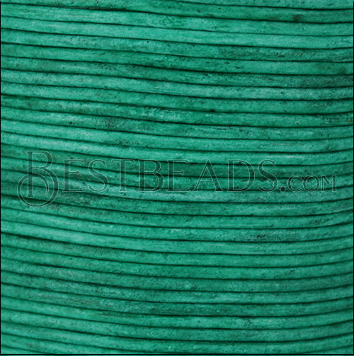 2mm round Indian leather - AURORIS - 100m spool