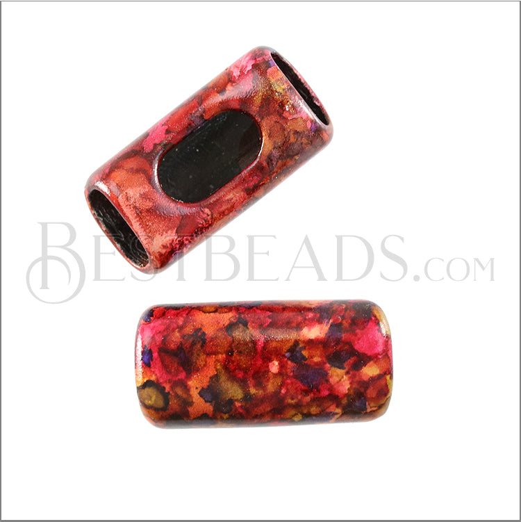 Regaliz® INKED PLAIN TUBE AUTUMN spacer - 5 pcs