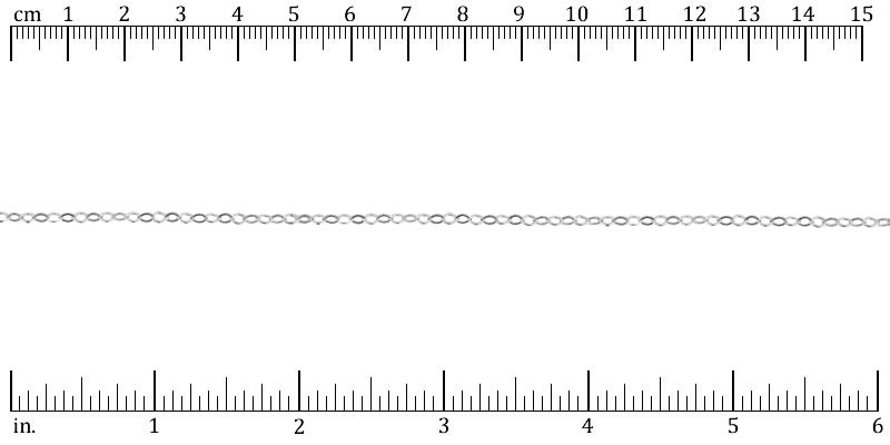 Ruler shown in 1/16-inch increments.<br>Click on image to zoom.