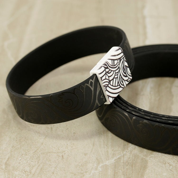 15mm flat GLOSSY band STYLE 5 - 1 meter