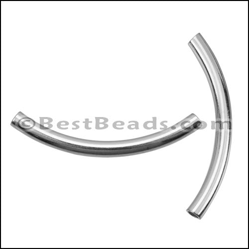 2.5mm ELBOW TUBE 45mm slider bead - 10 pcs