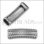5mm DOUBLE TIRE TREAD slider bead - 5 pcs