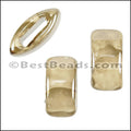 8mm flat BEIGE:CREAM 10mm Wide Ceramic bead - 10 pcs