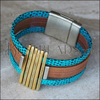 Mixed AB and EGP bars, over a 10mm flat leather