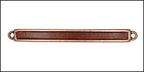 3mm flat ID BAR slider ANT COPPER - 10 pcs