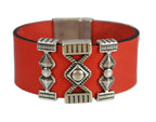 30mm flat DOUBLE ORNATE LANTERN slider ANT SILVER - 10 piece