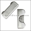 30mm flat ROLLING HILLS slider ANTIQUE SILVER - 10 pcs