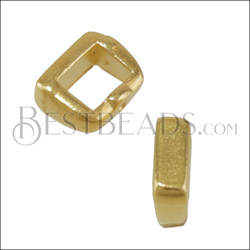 3mm Flat CRIMP BAR slider SHINY GOLD - 10 pcs