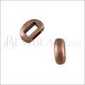 5mm flat THIN DOME slider ANT COPPER - 10 pcs
