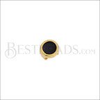 5mm flat EPOXY grip-it slider GOLD - 10 pcs