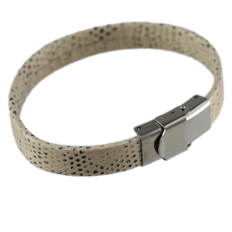 10mm flat CLAMP clasp STEEL - 10 clasps