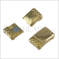 10mm flat REGAL magnetic clasp SHINY GOLD - 10 clasps