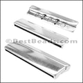 60mm flat SMOOTH magnetic clasp ANT SILVER - 5 clasps