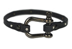 Multi SHACKLE PIN magnetic clasp ANTIQUE SILVER - 10 clasps