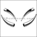 10mm round NECKLACE end caps - pair