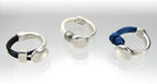 2mm round DISC half ring - 10 pcs
