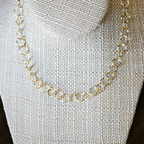 large circle chain SILVER PLATE