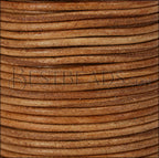 0.5mm round Indian leather - tan - 25m SPOOL