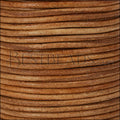2mm round Indian leather - tan - 25m SPOOL